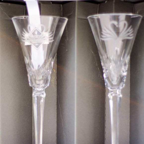 Waterford Crystal Bridal Chalices - Picture 3 of 5